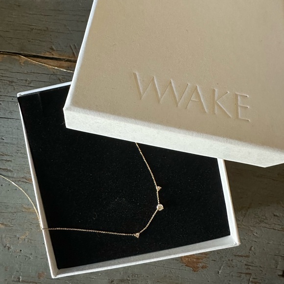WWAKE 3-Step Diamond + 14K Necklace - Picture 4 of 8